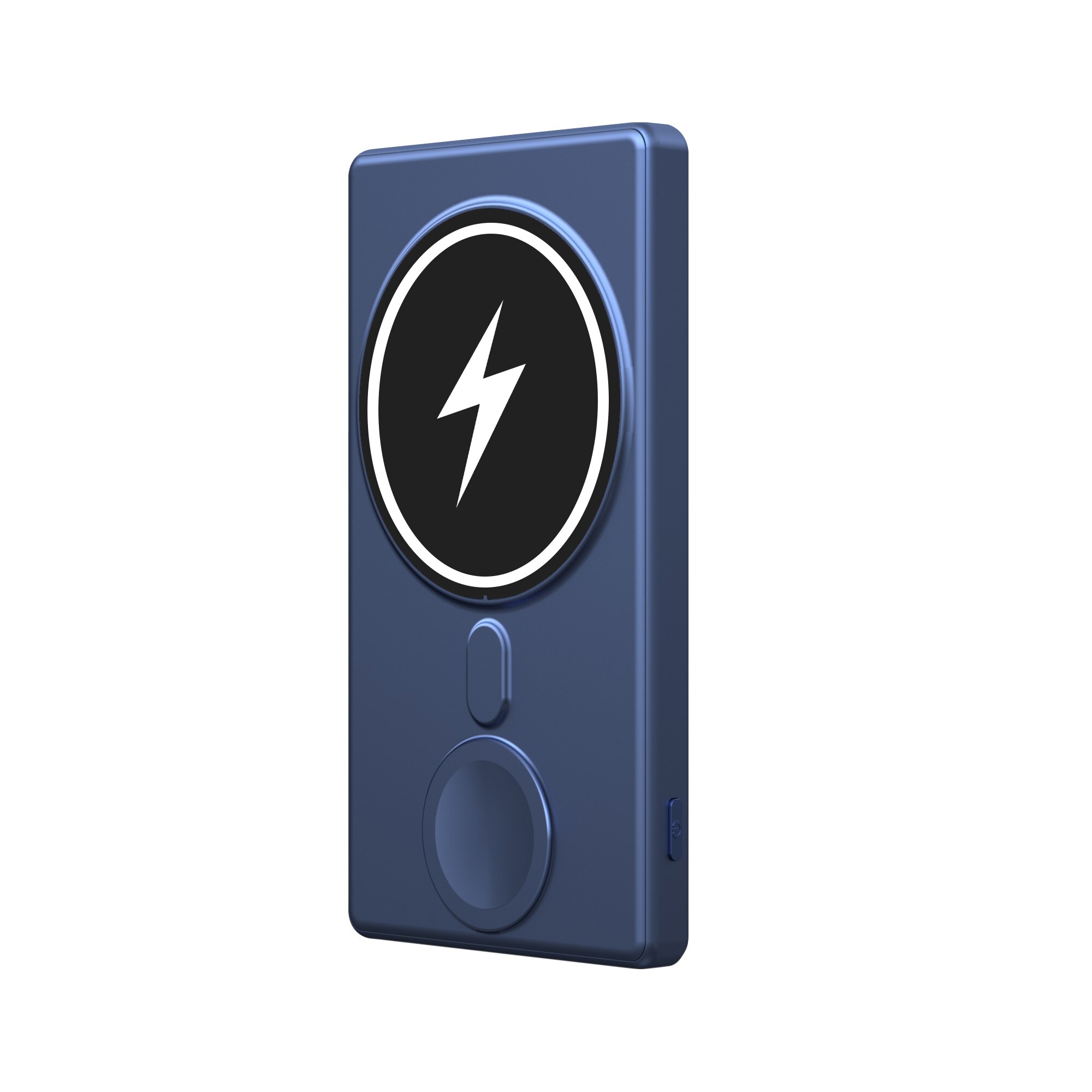 Qi 3 in 1 Fast Charging Magnetic Wireless Charger Power Bank For iPhone 13 12 Pro Max Mini/Apple Watch Chargers Powerbank: Blue