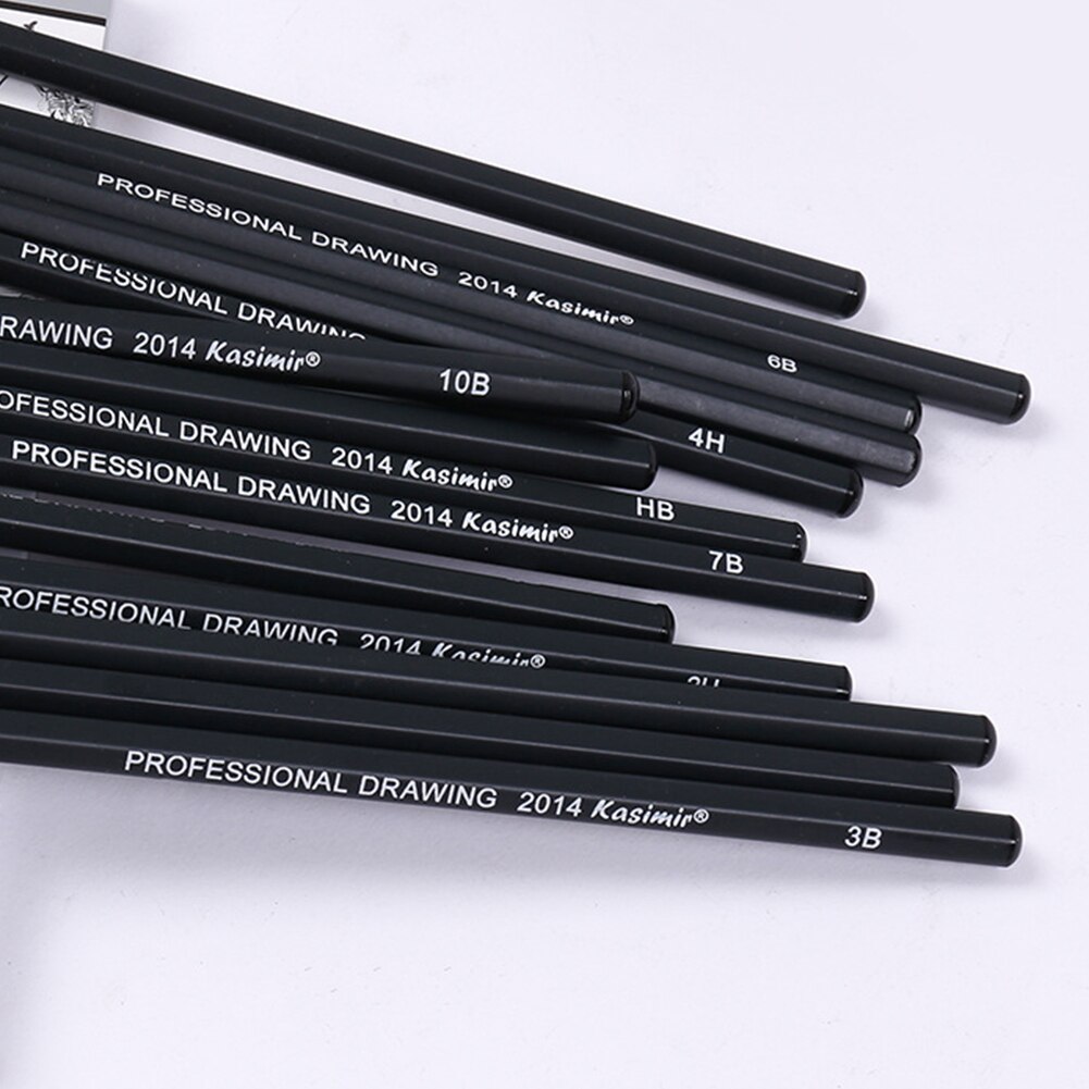 14pcs Wooden Drawing Pencil Set Art Supplies Sketch Charcoal Pencils Art Painting Stationery