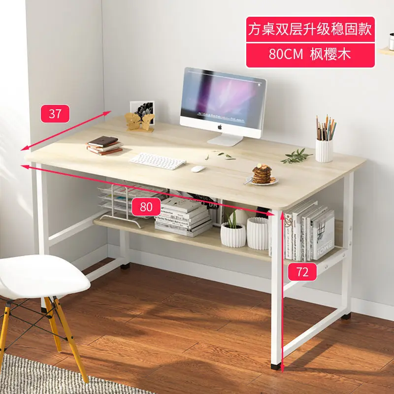 Spillebord til hjemmebrug, spillebord til leje, arbejdsbænk, simpelt skrivebord, studiebord, højt skrivebord: Hvid