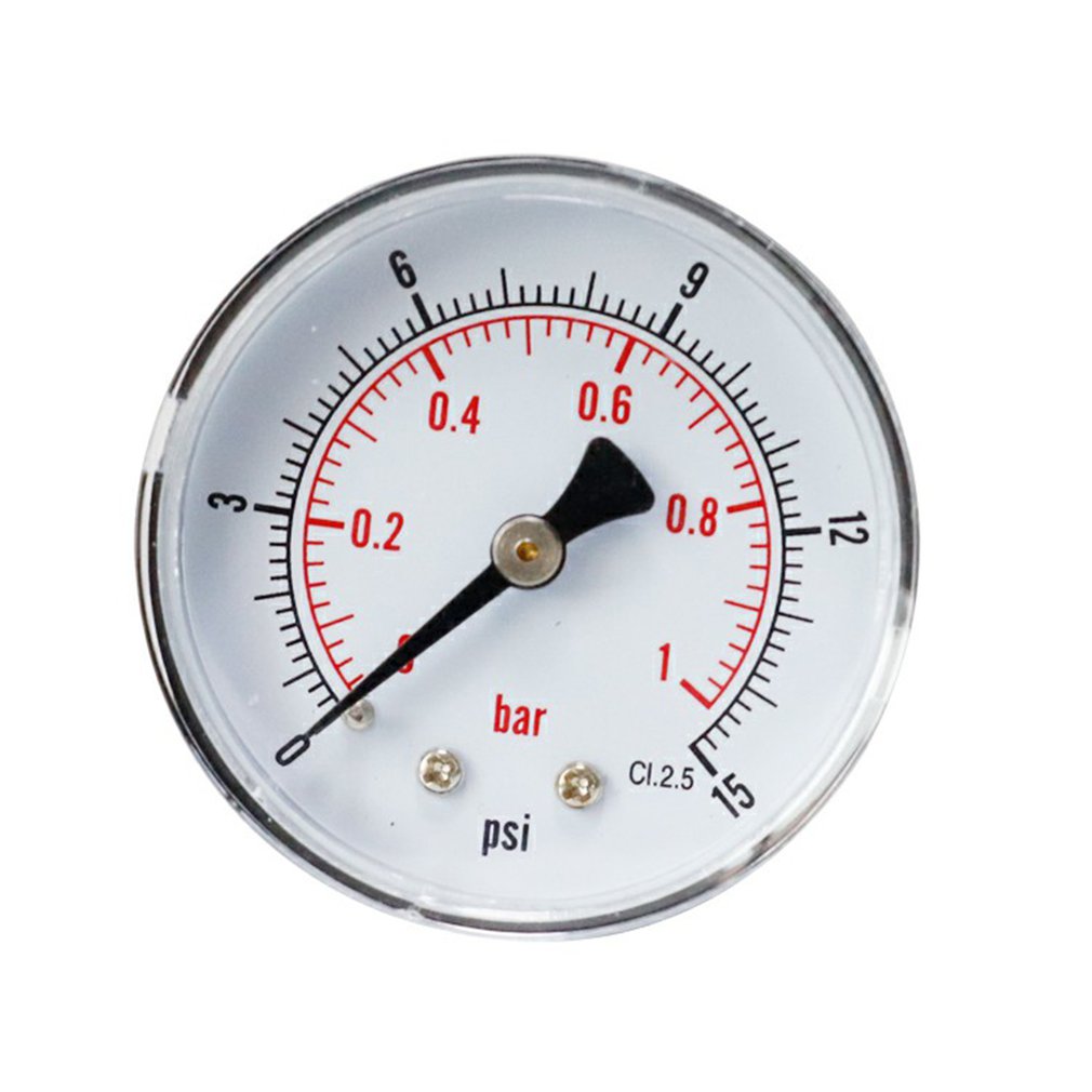 Axiale Manometer hoch-präzision Barometer Öl Manometer Wasser Manometer TS-Y50Z4-15psiY50 0-15psi 0-1Bar