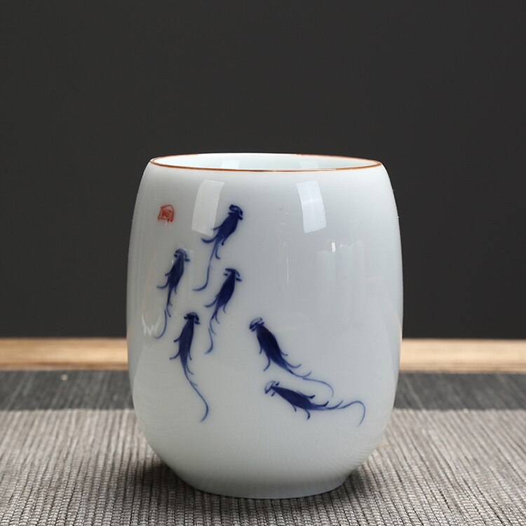 TANGPIN grote capaciteit keramische theekopjes thee cup porselein chinese kung fu cup 190 ml: Style J