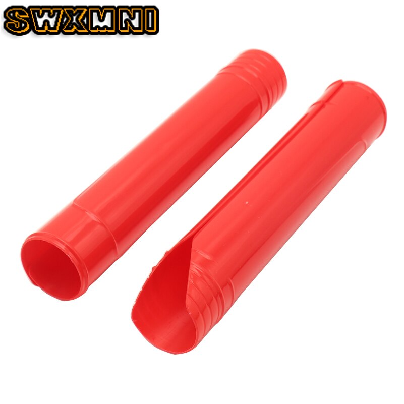 Motocykl uniwersalny widelec gumowa osłona amortyzator straż ochraniacz dla brud rower dla Yamaha dla Kawasaki dla Husqvarna: czerwony