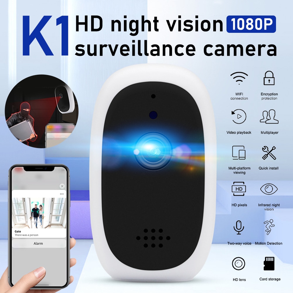 Cewaal Hd 17200P Mini Ip Camera 100% Draadloze Wifi Camera Beveiliging Surveillance Cctv Camera Babyfoon Smart Alarm
