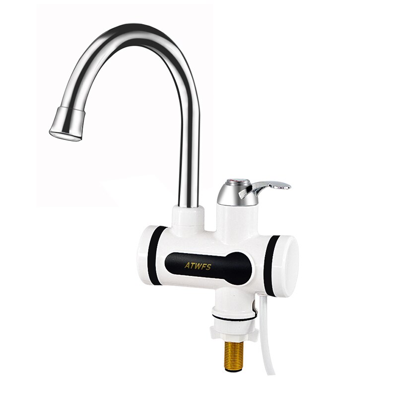 ATWFS Instant Water Heater Faucet Electric 220v Bathroom Shower Heater Anion Shower Head Heating: no shower