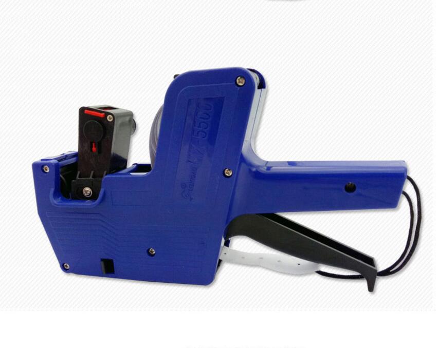 MX-5500 8 Digits EOS Price Tag Gun 1 Lines Labels + 1Ink Manual Pricing Machine Bidder Plastic Price Labeller