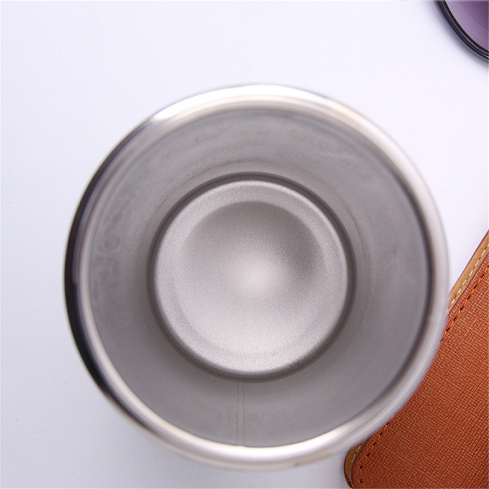 Shake glass to prevent leakage Stainless Steel Sport Water Bottle Protein Milkshake Shaker Cup + Shaking Ball