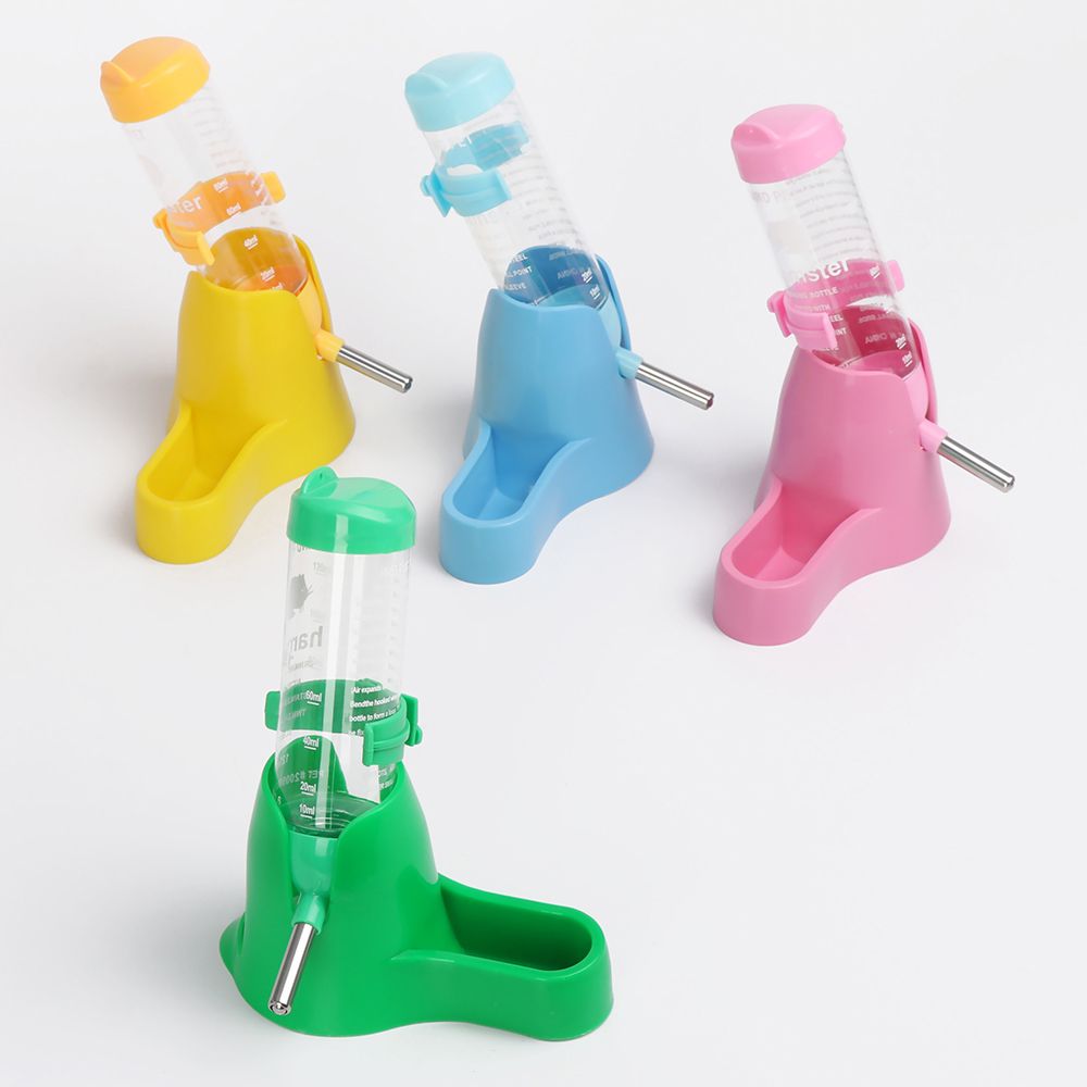 Contenedor de comida para mascotas, alimentador, accesorios para animales pequeños, dispensador automático, dispositivo de alimentación, botella de agua para hámster