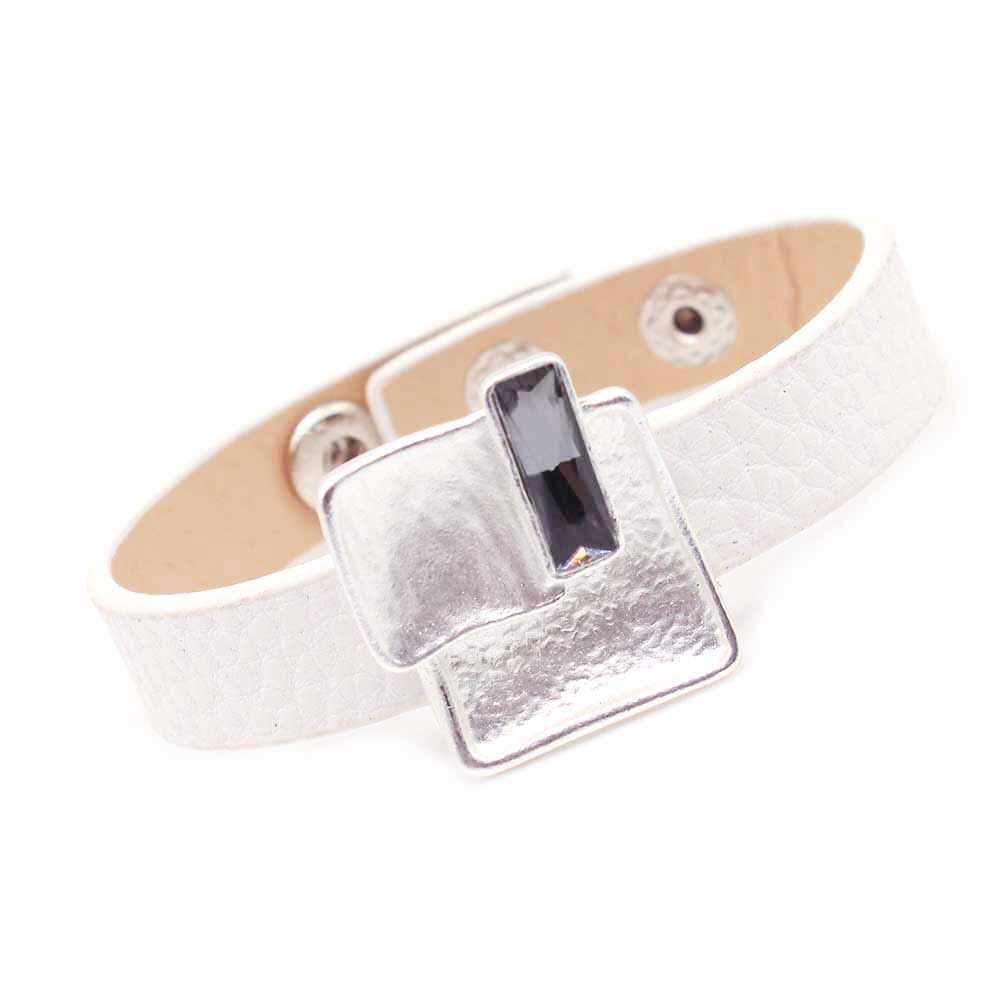 D&d charm zwarte leren armband voor dames, coole sluiting, polsbandjes, armbanden en bangles: 5