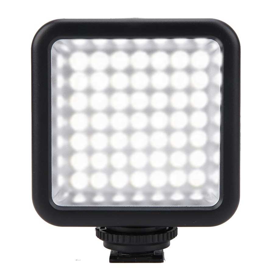 49 LED On Camera Panel Light Portable Dimmable Video Light for Photography Lighting