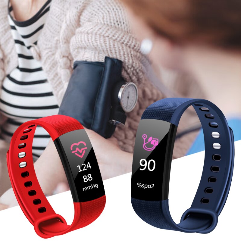 Smart Armband Y5 Hartslag Fitness Tracker Mannen Vrouwen Sport Horloge Bloeddruk Activiteit Tracker Bloed Hartslagmeter