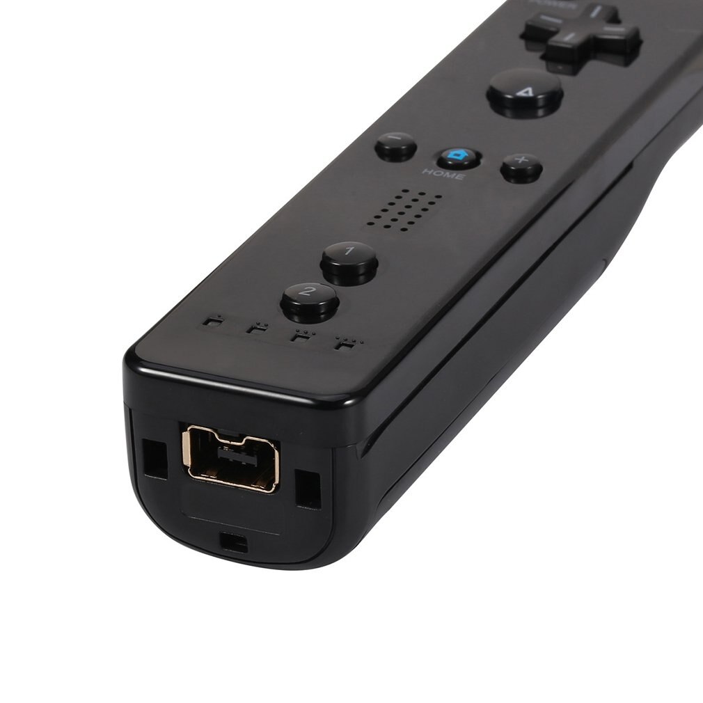Télécommande sans fil pour Wii intégré Motion Plus manette avec coque en Silicone capteur de mouvement jeu poignée droite fonction de détection
