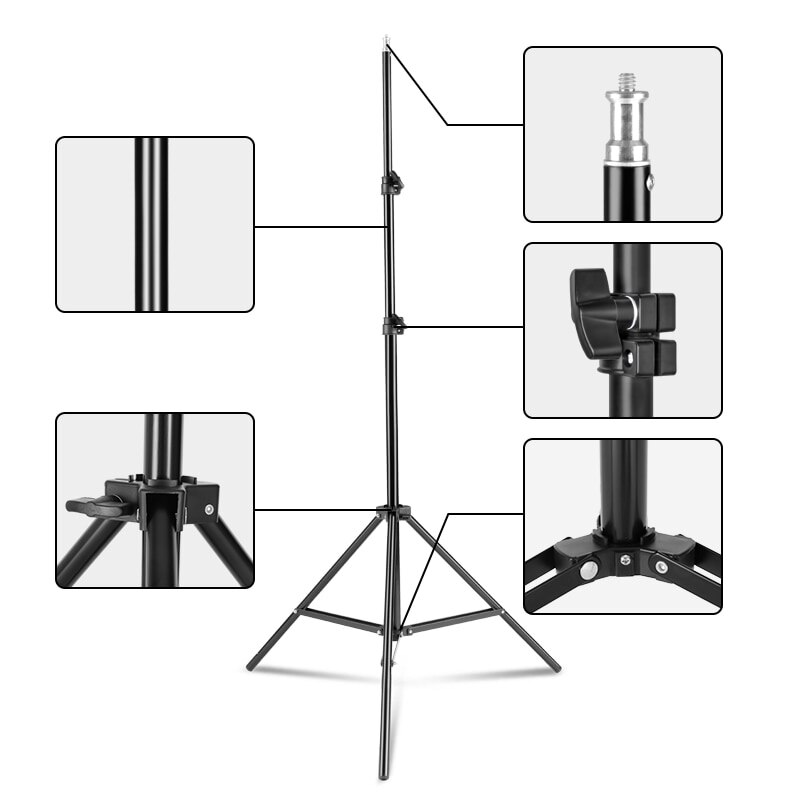 NEEWER 200cm Trépied Vidéo,Trépied En Alliage D'Aluminium Robuste Avec - 9