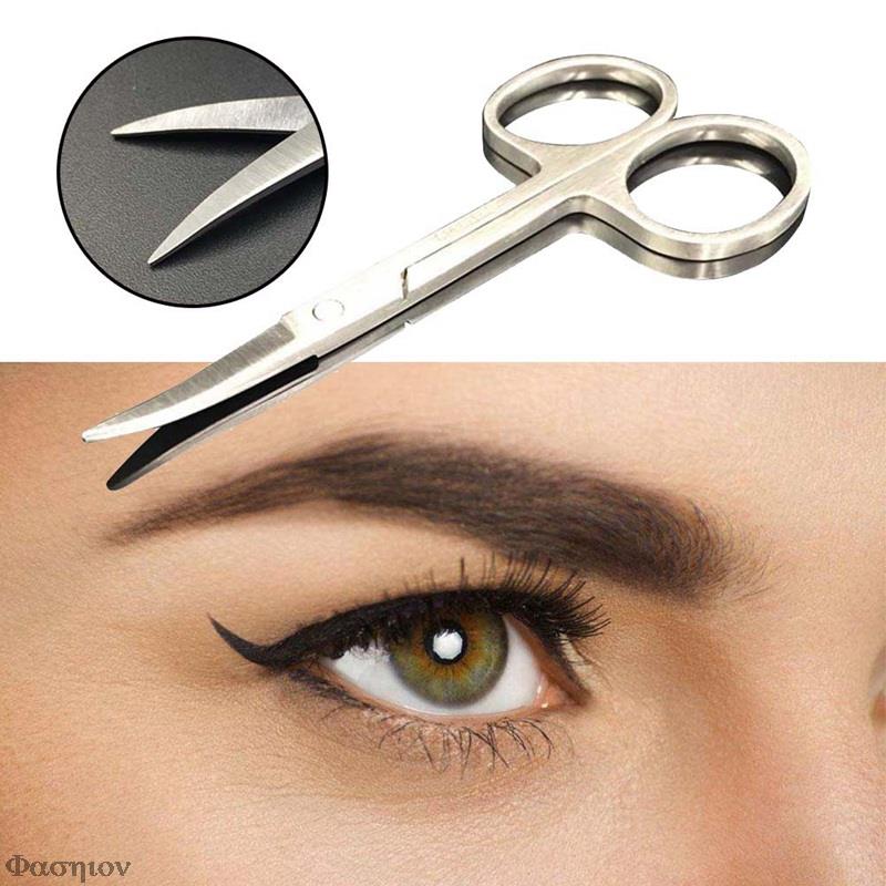 Manicure Tool For Nails Eyebrow Nose Eyelash Cuticle Scissors Curved Pedicure Scissors Oct Nail Scissor