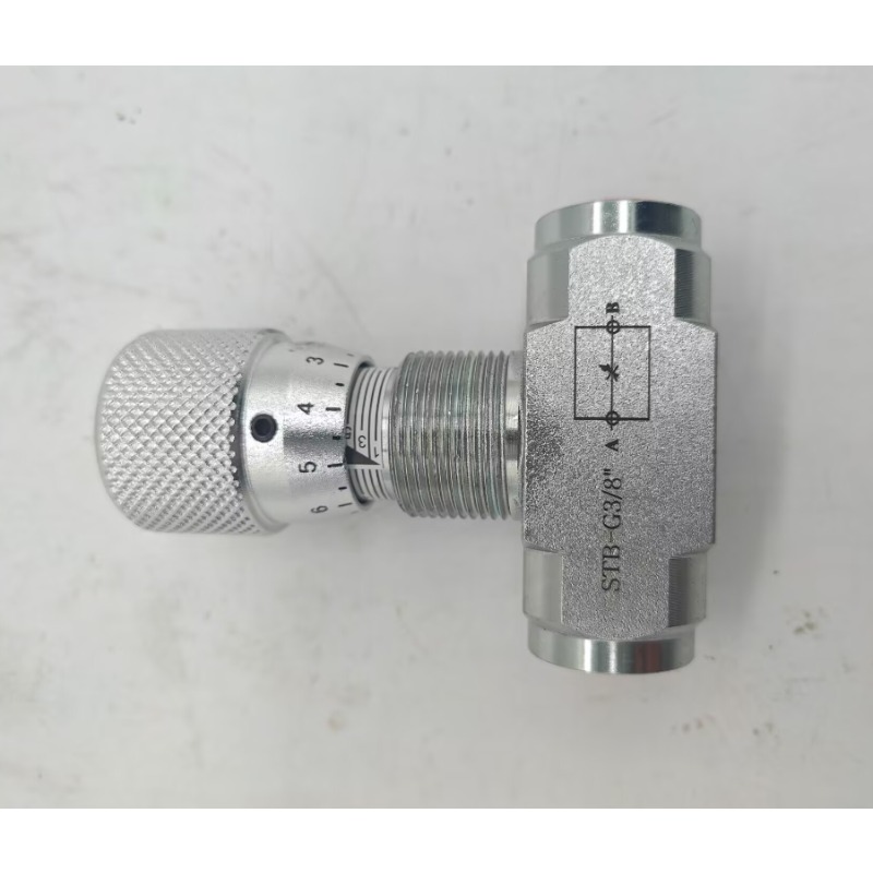 3/8 ” hydraulisk strupningsventil for toveis strømningskontroll, stb -g3/8 l08- kontakt