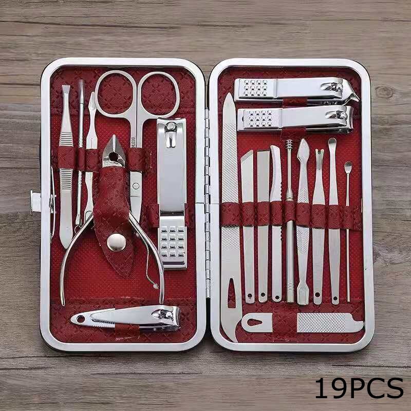 19 sets of stainless steel nail clippers pliers ma... – Grandado