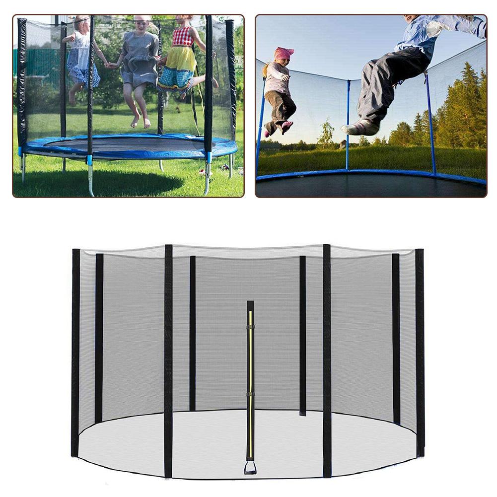 Indendørs udendørs trampolin beskyttelsesnet anti-fald hoppepude sikkerhedsnet trampolin hegn beskyttelsesvagt