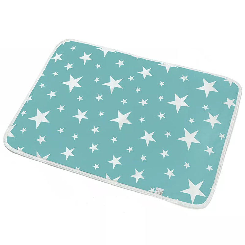 Alfombrilla absorbente para orina de perro, almohadilla transpirable para pañales, cojín portátil de viaje para cachorros, impermeable, funda lavable para asiento de perro y gato, suministros para mascotas: Green2