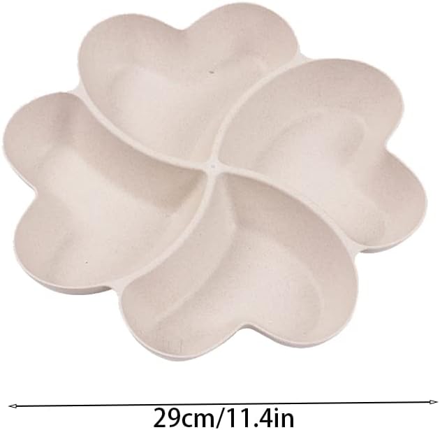 Talerz na słodycze Talerz na suszone owoce Kosz na owoce Talerz na owoce w kształcie serca Talerz na słodycze Przekąnarty Orzechy Miska Pojemnik na miskę: W kolorze khaki