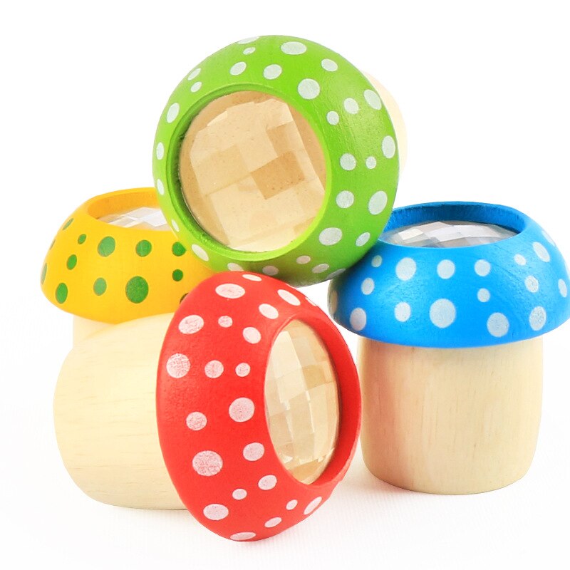 Magie Biene Auge Wirkung Kaleidoskop Holz Spielzeug Holz kaleidoscopes Multi Prisma Beobachtung Von Die Bunte Welt Für Kind