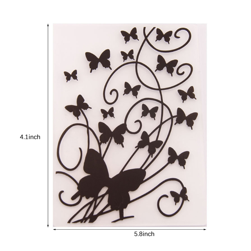 Gaufrage de dossiers 1 pièce | Bricolage, fabrication de cartes, pochoir de carte artisanale, modèle de Scrapbook, timbres en plastique transparents, décor de mariage