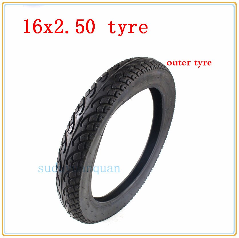 16x2.50 tire inner tube fit Electric Bikes Kids Bikes, Small BMX and Scooters 16 inches 16x2.5 outer tyre inner tyre: outer tyre