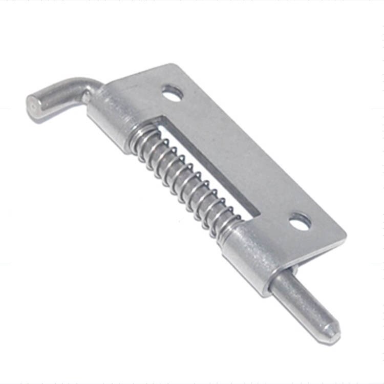 1Pc Lange Silber Tür verriegeln Schiebe-sperre Fass Bolzen verriegeln Haspe Klammer Tor Sicherheit sperren verriegeln Fass Bolzen verriegeln frühling Fass