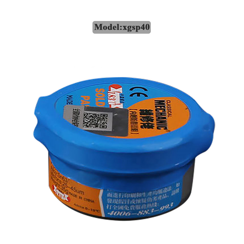 MECHANIC Original Solder Paste XGSP80 Solder Paste Flux Melting Point 183℃ PCB Repair Stencil Welding Soldering Tool: XGSP40