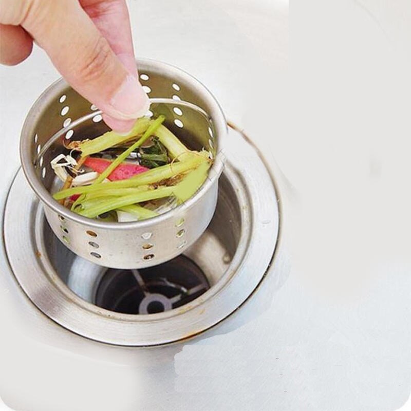 Lagere Zeef Residu Gootsteen Zeef Riool Groente Residu Afwassen Zwembad Mand Roestvrij Staal Scherm Wx5221534