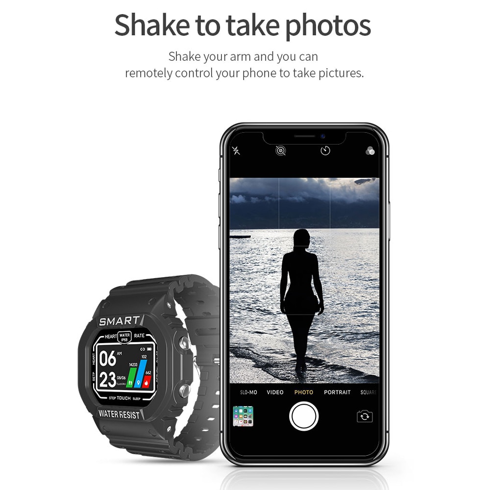 696 K16 Smart Watch IP68 Waterproof Heart Rate Blood Pressure Monitor Bracelet Swimming Men Wristwatch Sports Watch PK X12