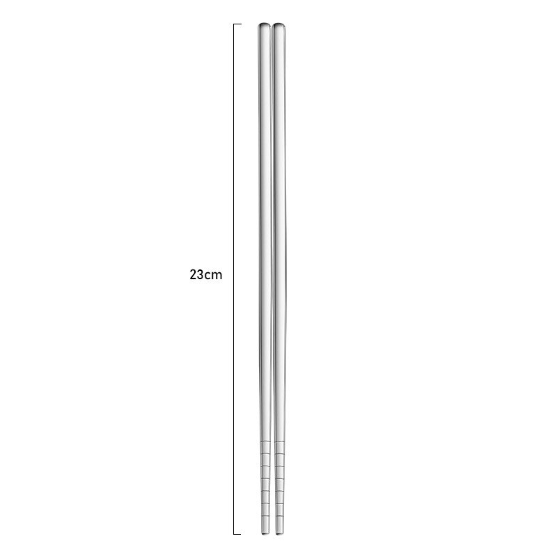 1Pair Japanese Korean Style Chinese Chopsticks Sushi Sticks Noodles Rolls Food Home Tableware Kitchen Tool Portable Reusable: Sliver