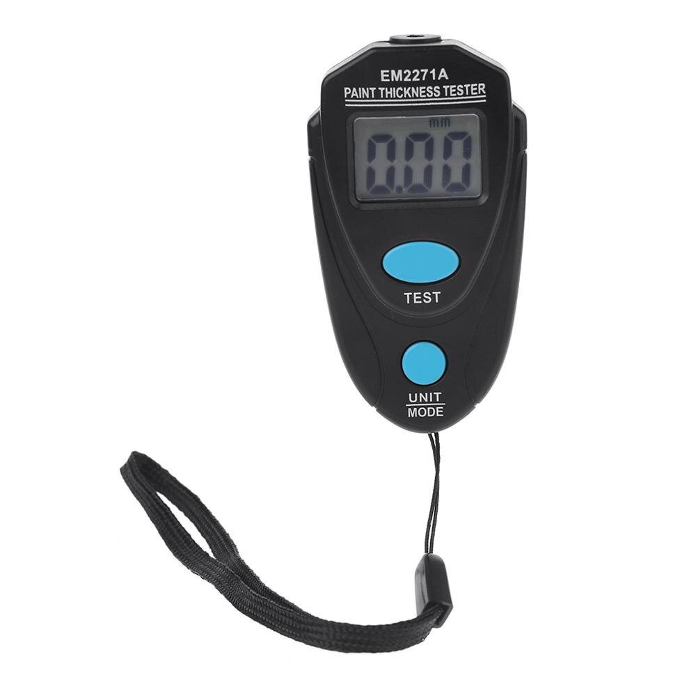 Produktbild von Digitaler Lackdickenmesser EM2271 – 0–2mm, Tragbar, Für Auto & Metall