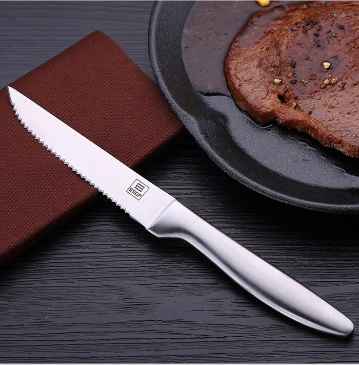 Mes steak 304 dikke roestvrijstalen fruitkeukenbenodigdheden alles-in-één hoge temperatuurbestendigheid superieur: Default Title