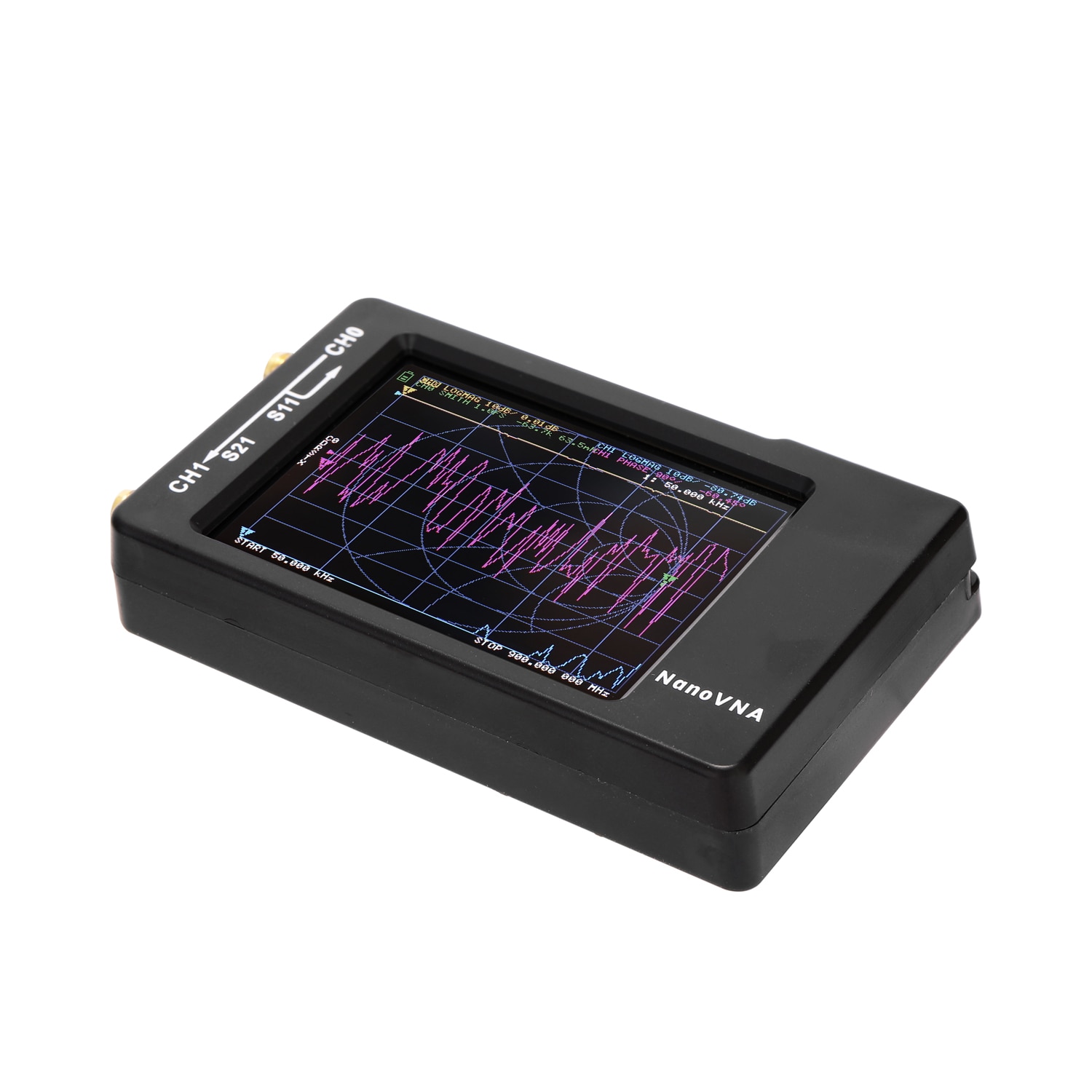 50KHz-900MHz Digital Vector Network Analyzer Touching Screen Shortwave MF HF VHF UHF Antenna Analyzer Standing Wave Analyzer