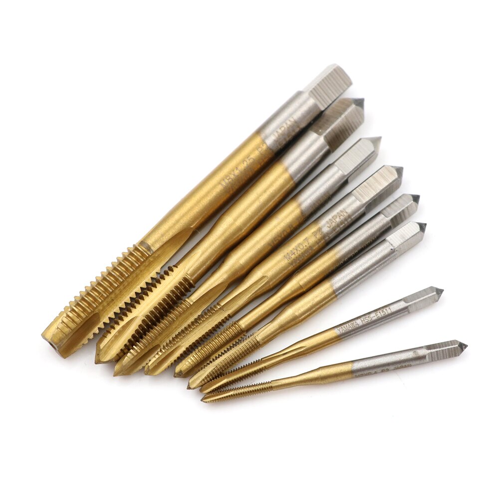 Hss titan maskin høyre kran bor spiral spiss gjenge plugg håndtak kraner  m2/m2.5/m3/m3.5/m4/m5/m6/m8