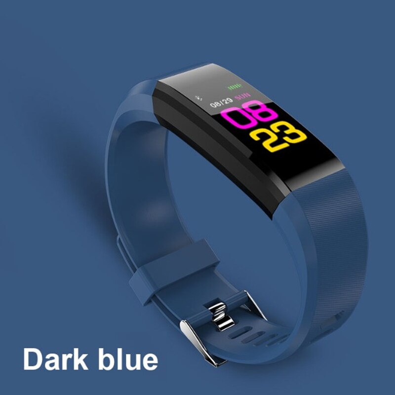 Para 115 mais inteligente pulseira inteligente banda de fitness rastreador pressão freqüência cardíaca esporte relógio monitor freqüência cardíaca banda