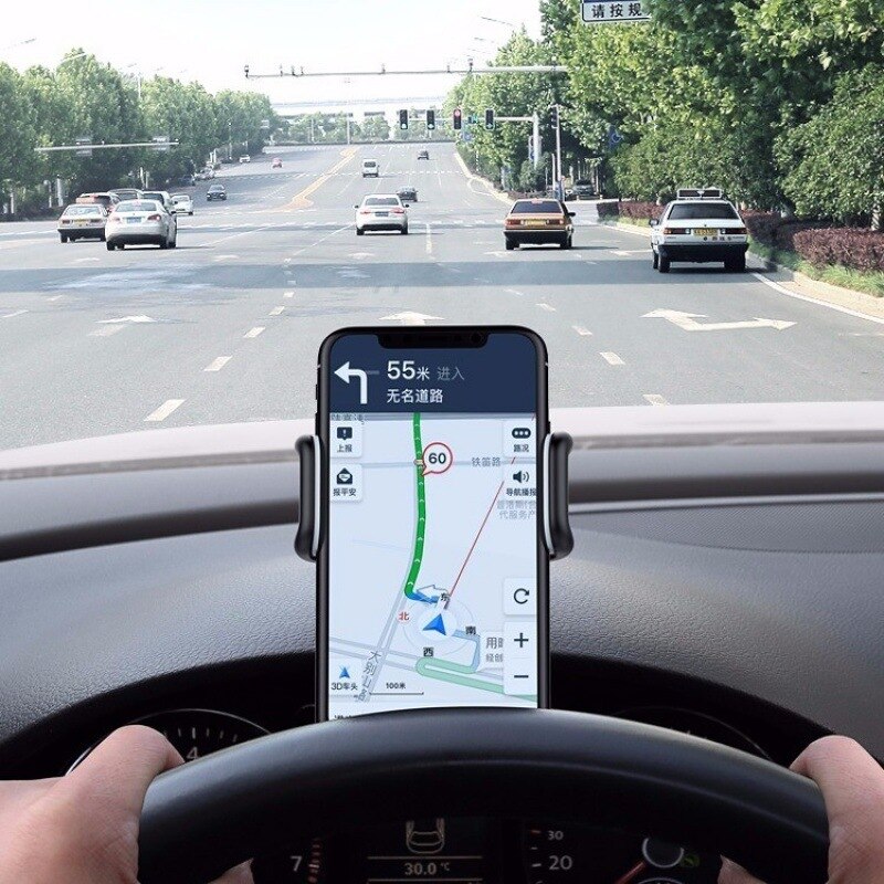 Universal- praktisch GPS Auto Armaturenbrett-halterung Telefon Halfter Stehen Hud Clip Auf Wiege Telefon Halterung für 4-6 ''360-grad rotierenden