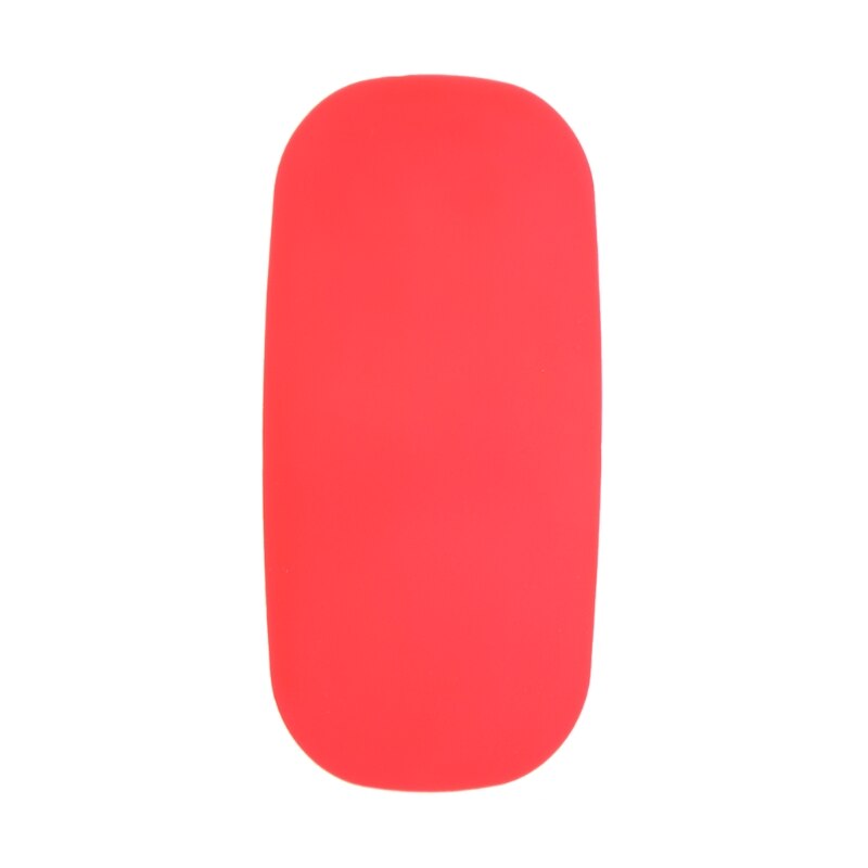 Doux Ultra-mince Coque Housse pour Apple Magic Mouse Étui En Silicone Couverture Solide: Rouge