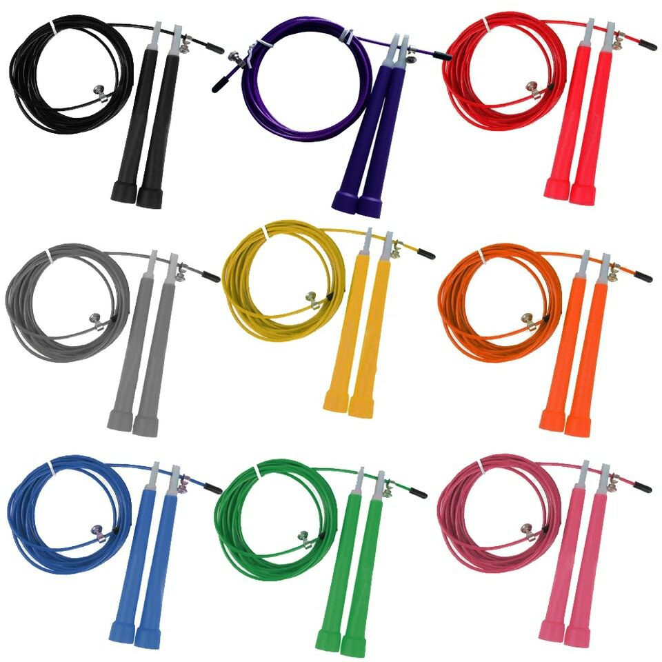 3M Jump Skipping Ropes Cable Steel Adjustable Fast Speed ABS Handle Jump Ropes Crossfit Training Boxing Sports Exercises