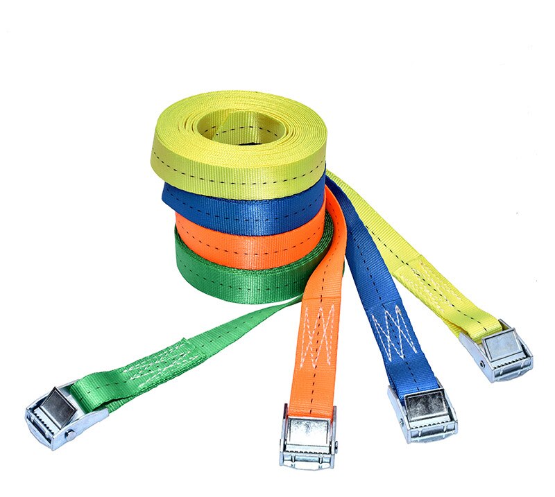 2 stk/parti 25mm 250 kgx 9m metal cam spænde fastsurring bagage load strop last surring