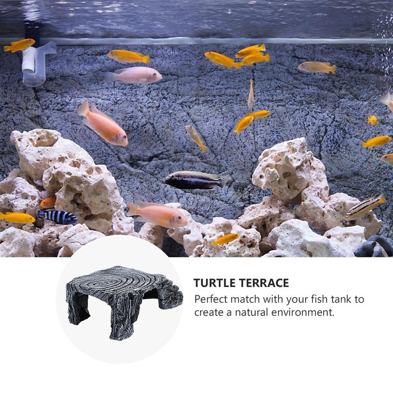 Reptiles Climbing Platform Decoration Aquarium Fish Tank Landscape Ornament