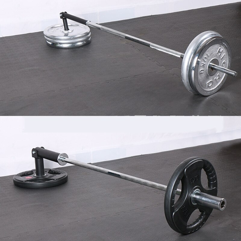 T Bar Row Landmine Attachment - for 1" or 2" Barbells - Wall Mount Rotation - Home Gym Workout Accessory