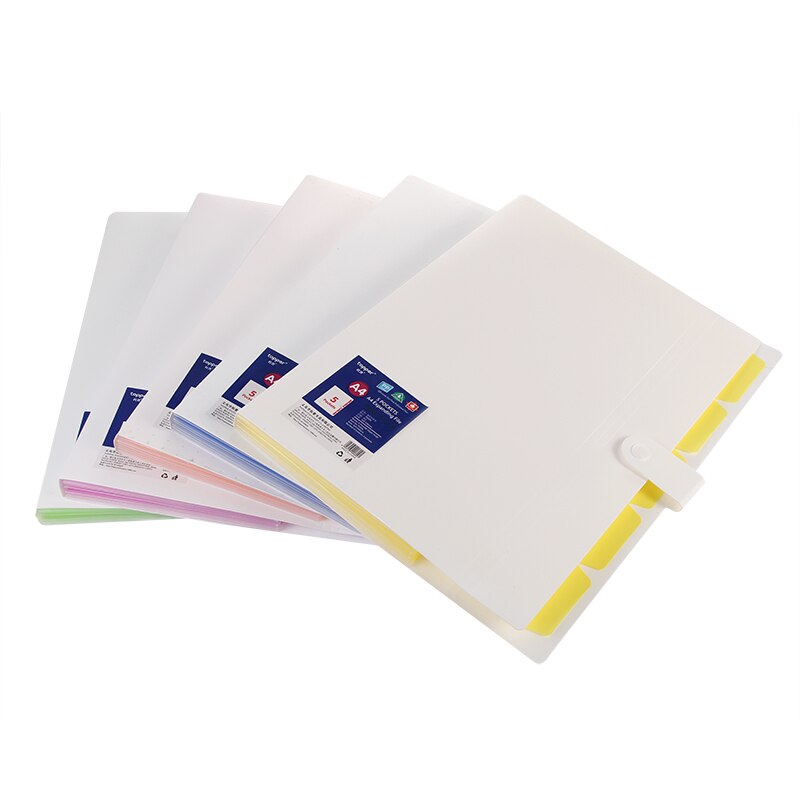 10 colors waterproof PP file folder A4 document bag pouch bill folder holder organizer cilp file document folders wallet