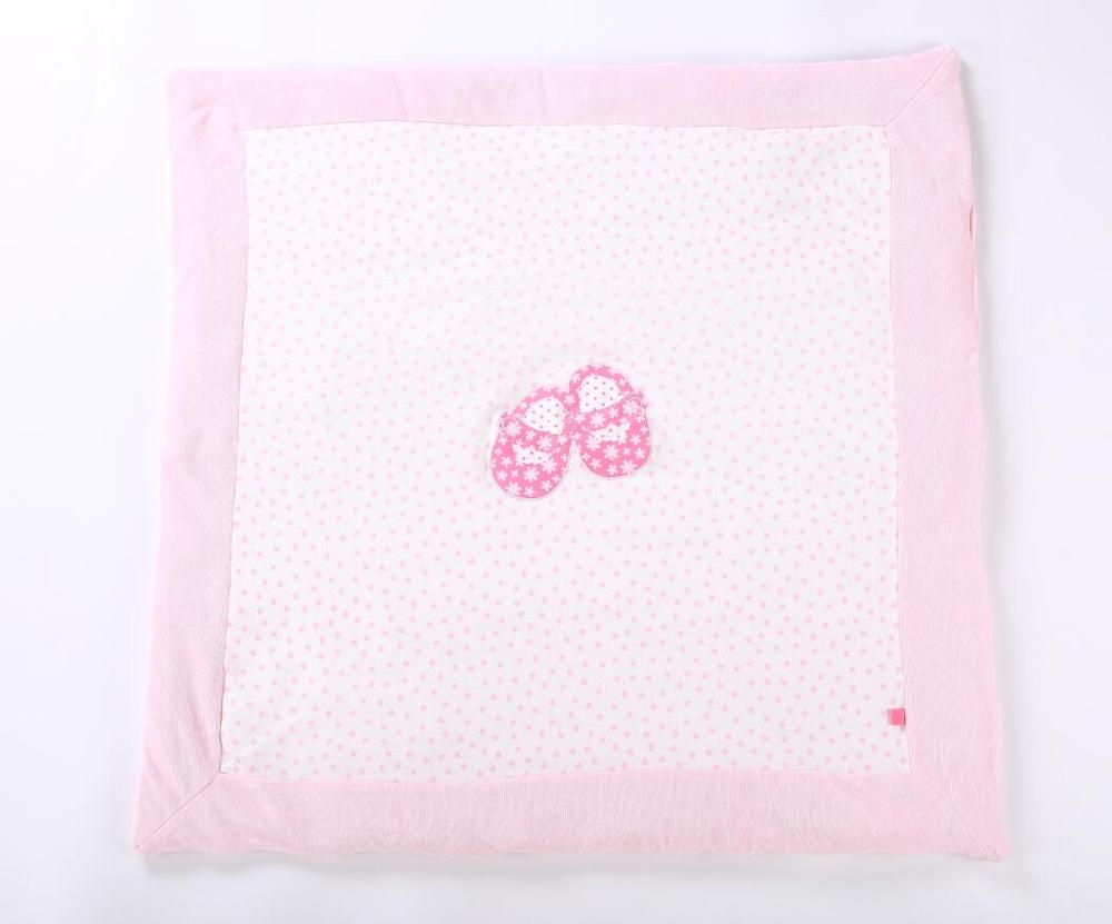 Babykläder vinter höst filt nyfödd babykläder varm sovfilt 0-24 månader baby spädbarn täcke barn filt: Rosa stjärnor