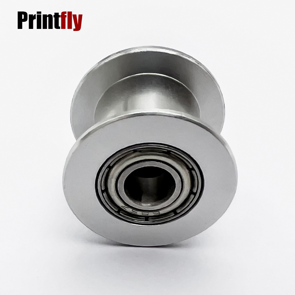 Printfly-polea de rueda síncrona con 20 dientes, diámetro de 3mm, 4mm, 5mm, 6mm y 8mm, con rodamiento para correa de distribución GT2, ancho de 10MM, 2GT