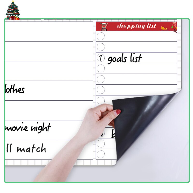 flexibel Magnetische Advent Weihnachten Zeit Zeitplan Kalender Löschbaren Lebensmittel Zu tun Liste Hinweis Weihnachten Wöchentlich Monatlich Planer Veranstalter