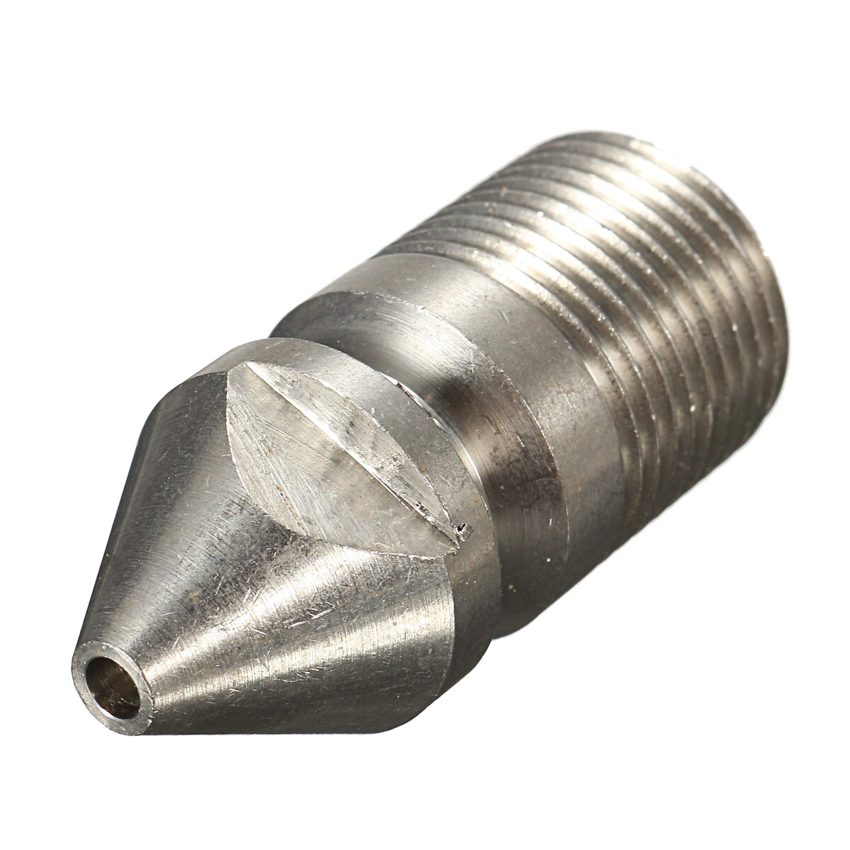 Sewer Cleaning Jetter Nozzle 9 Jet 3/8" Male 4.5 Rotary Pressure Washer Drain Cleaning Nozzle Stainless Steel 303