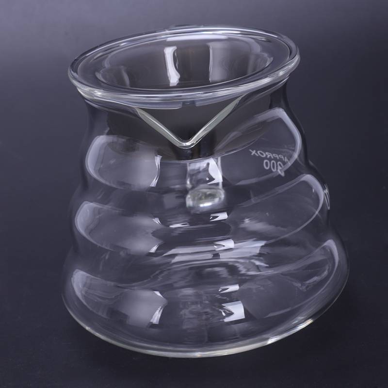 V60 Pour Over Glass Range Coffee Server Carafe Drip Coffee Pot Coffee Kettle Brewer Barista Percolator Clear