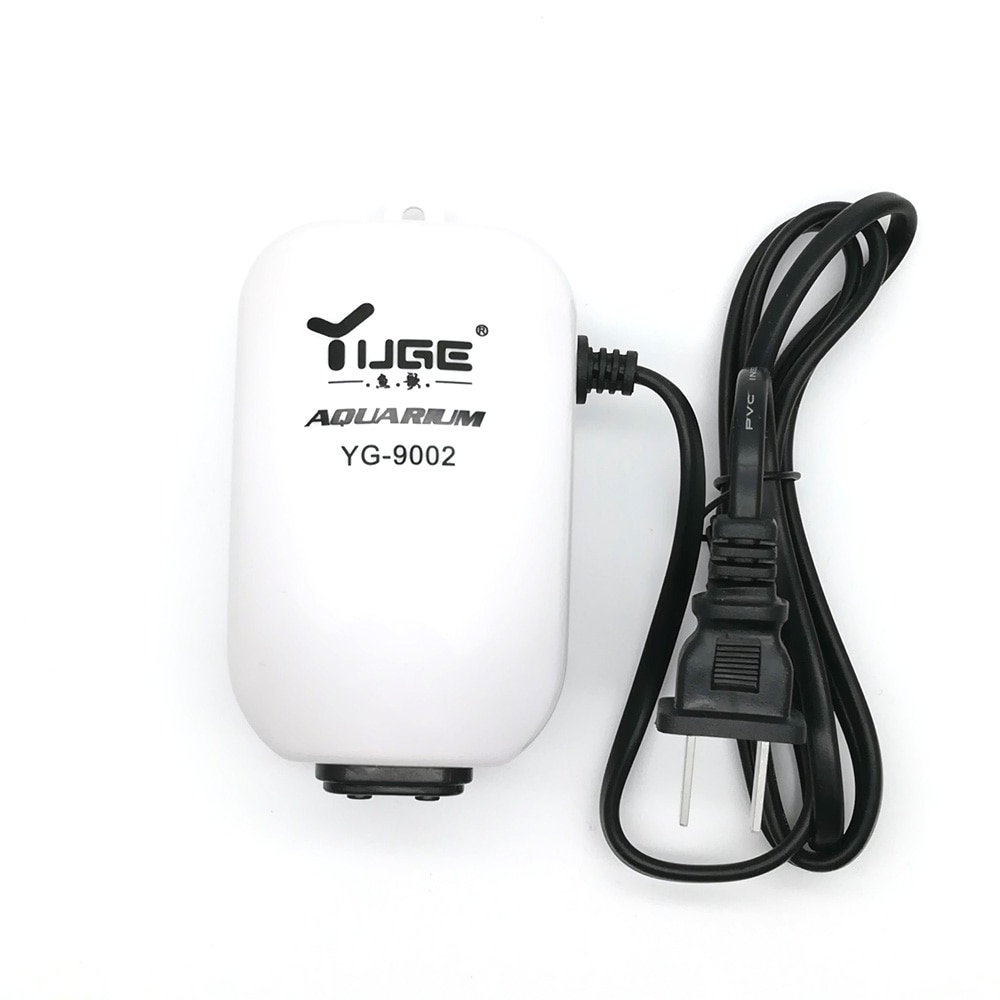 Silent Aquarium Air Pump 2.5/3W 1/2 Outlets Fish Tank Pump Air Compressor Aquatic Oxygen Airpump 220-240V