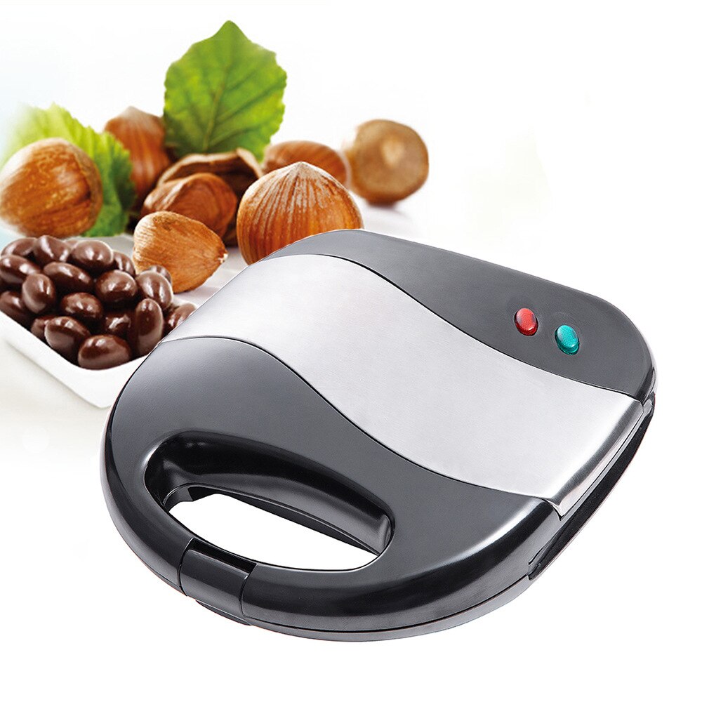 Mini Elektrische Walnoot Cake Maker Automatische Nut Wafel Brood Machine Sandwich Ijzer Broodrooster Bakken
