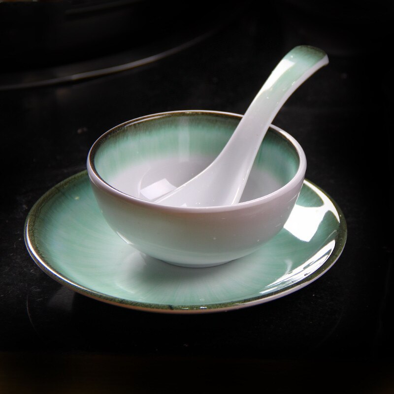 Gradient Kleur Food Grade Plastic Servies Ontbijt Borden Diner Borden En Schotels Keuken Lade Platen